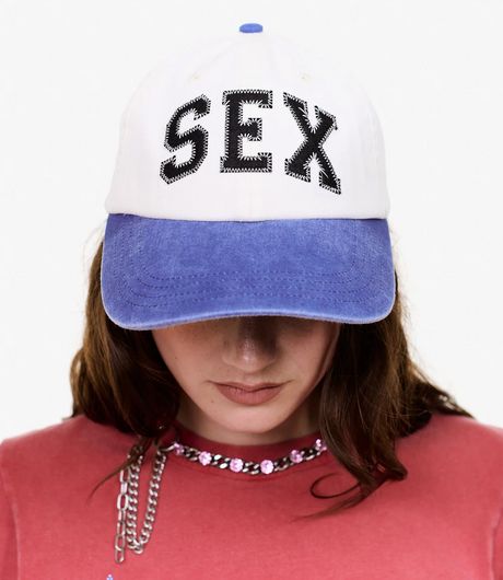 Carne Bollente Sex Wins Cap Off-White/Blue