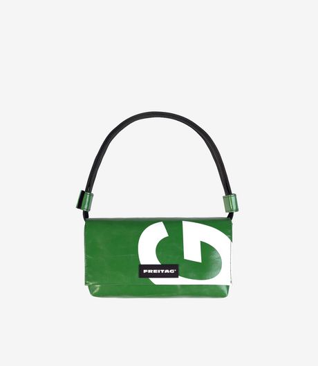 Freitag F171 Laura Small Shoulder Bag Green/White