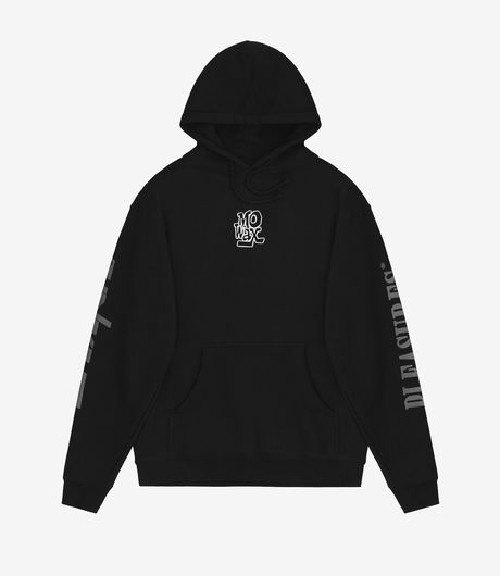 Pleasures x UNKLE Music Hoodie Premium Hoodie Black