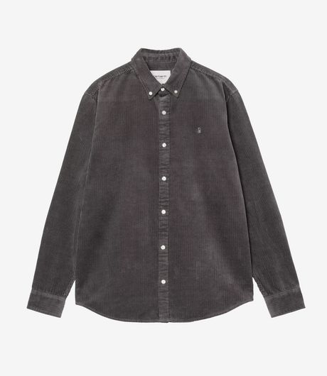Carhartt WIP L/S Madison Cord Shirt Graphite