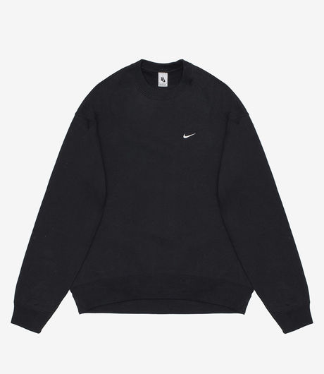 NikeLab Washed Fleece Sweatshirt Black