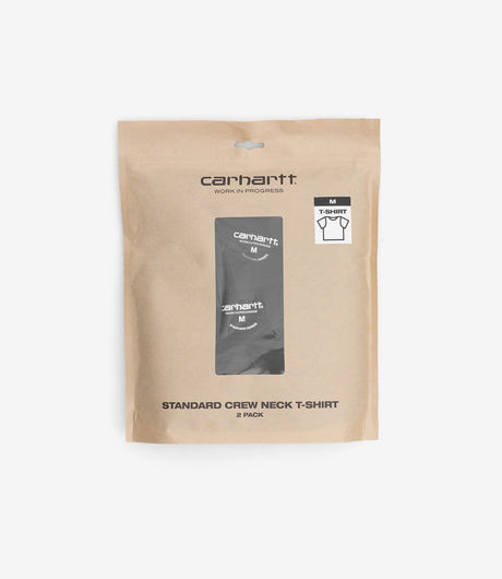 Carhartt WIP Standard Crew Neck T-Shirt 2 Pack Black