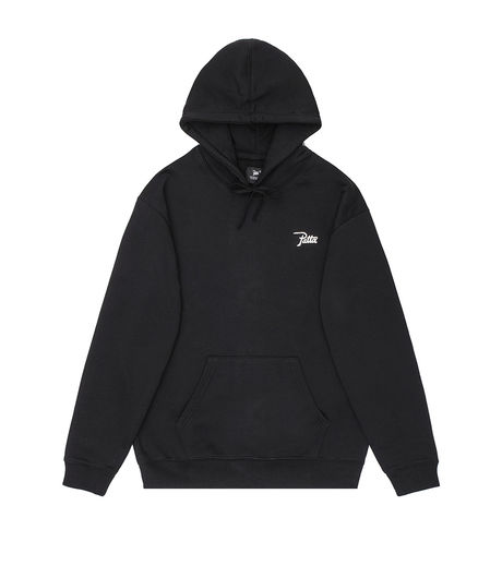 Patta Acid Eve Hooded Sweater Black
