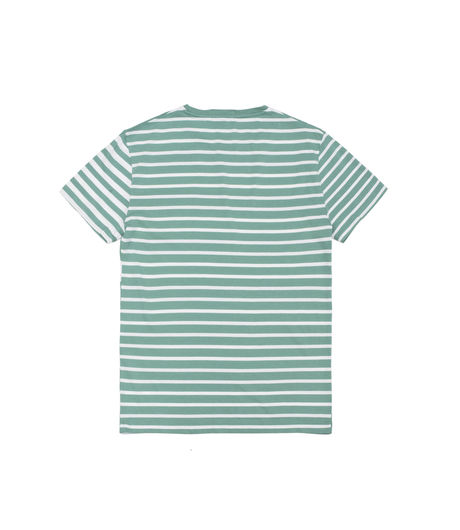 Ralph Lauren Custom Slim Fit Cotton T-Shirt Diver Green/White