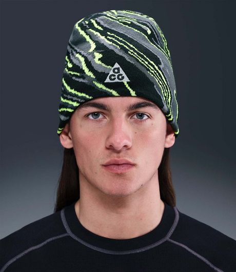 Nike ACG Peak Big Blend Beanie Dark Smoke Grey/Black