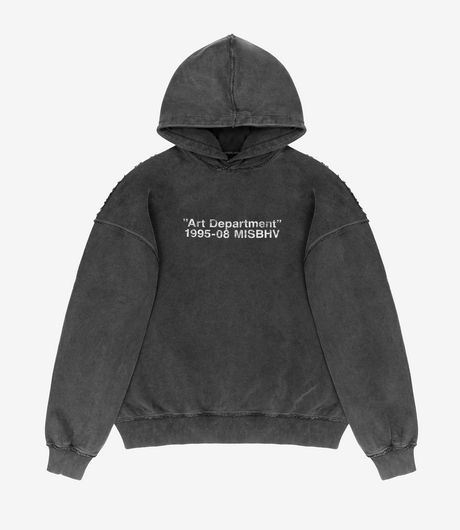 MISBHV Basic Hoodie Washed Black