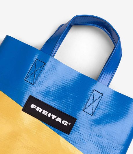 Freitag F250 Sonny Small Shoping Bag Blue/Yellow 2