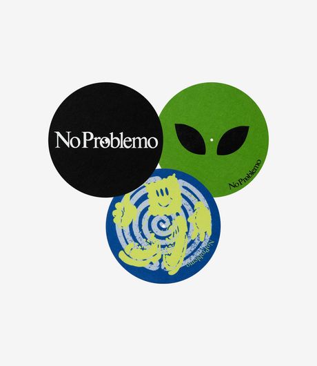 No Problemo Turntable Slipmats 3 Pack Multi