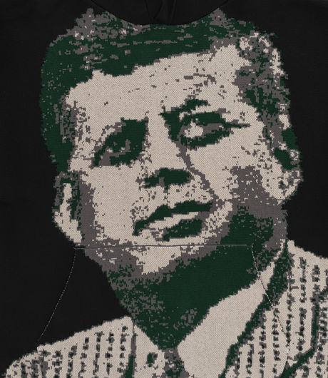 Pleasures Delivered Jacquard Knit Hoodie Black