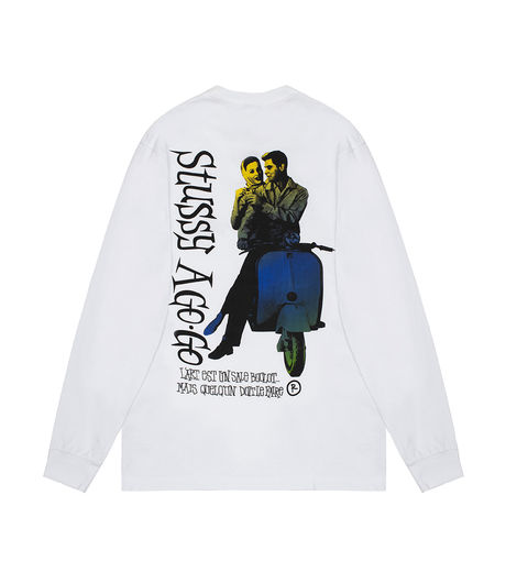 Stussy A Go-Go Ls Tee White
