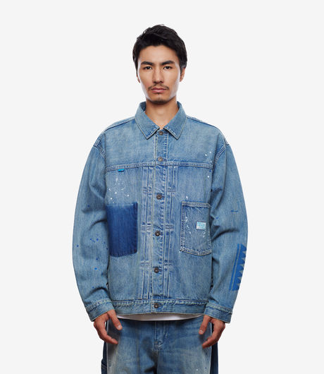 Liberaiders Tribal Denim Jacket Hard Wash