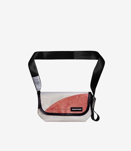 Freitag F41 Hawaii Five-O Extra Small Messenger Bag Light Grey/Red