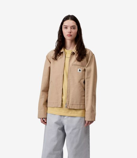 Carhartt WIP W' OG Detroit Jacket Dearborn Canvas Dusty H Brown/Dusty H Brown Stone Canvas