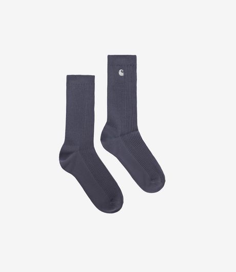 Carhartt WIP Madison Pack Socks Shady Purple/White