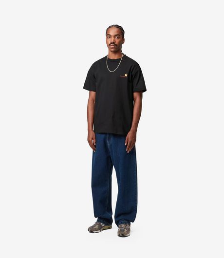 Carhartt WIP S/S American Script T-Shirt Black