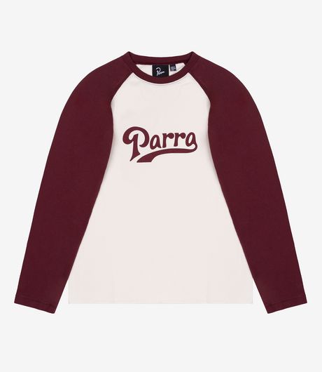by Parra Baller Of The Based Raglan Long Sleeve T-Shirt Dark Red