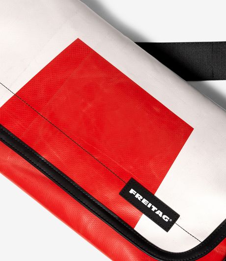 Freitag F42 Surfside 6 Medium Messenger Bag Red/White