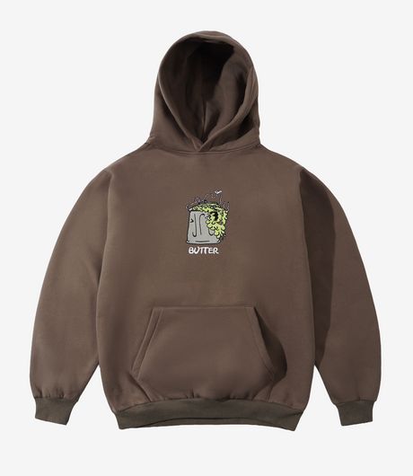 Butter Goods Garbage Pullover Hood Washed Brown