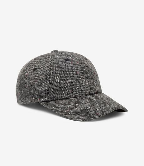 Norse Projects Donegal Wool 6-Panel Cap Grey Melange