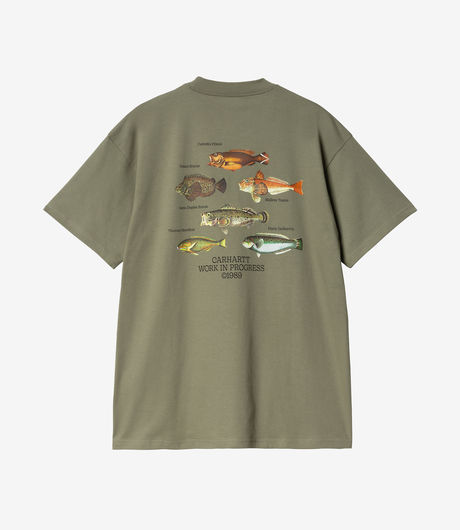 Carhartt WIP S/S Fish T-Shirt Dollar Green