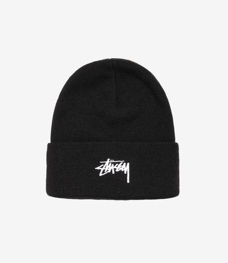Stussy Stock Cuff Beanie Black
