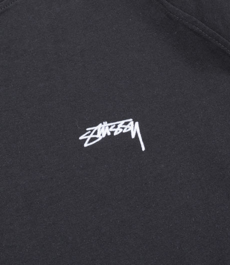 Stussy Laguna Dot Raglan Jersey Black