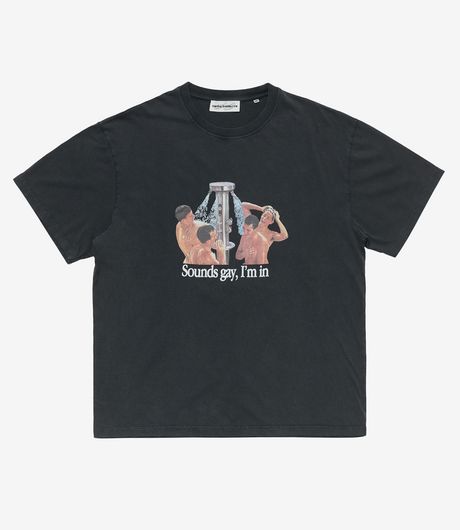 Carne Bollente Sounds Gay I'm In T-Shirt Black