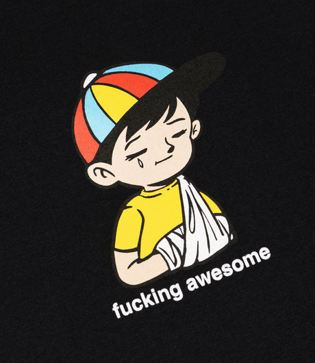 Fucking Awesome Wanto Kid Tee Black