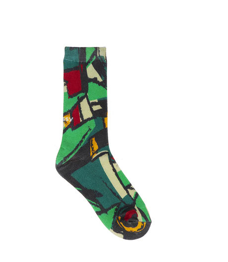 Stussy Block Print Socks Multi