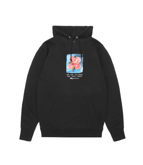 Stussy Hibiscus Hood Black