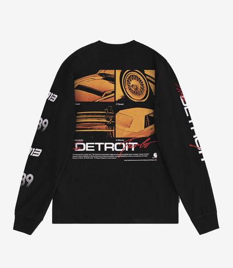 Carhartt WIP L/S Detroit Turbo T-Shirt Black