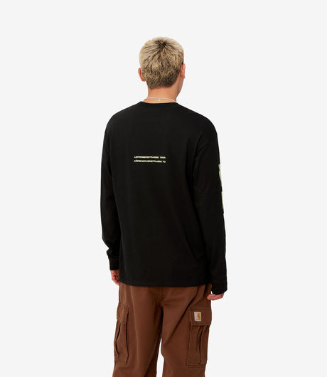 Carhartt WIP x TRESOR True Spirit L/S T-Shirt Black/Glow Green