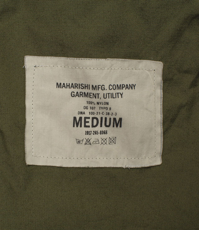 MAHARISHI マハリシ パッチワーク ミリタリーコート 5b52e1d8ab1abe094956fd0beb9dd0