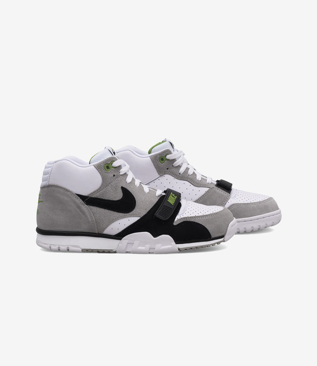 Shop Nike SB Air Trainer 1 ISO 'Chlorophyll' Medium Grey/Black at