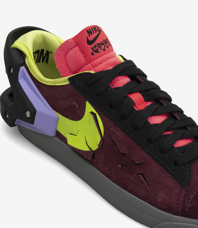 Shop Nike x ACRONYM® Blazer Low Night Maroon at itk online store