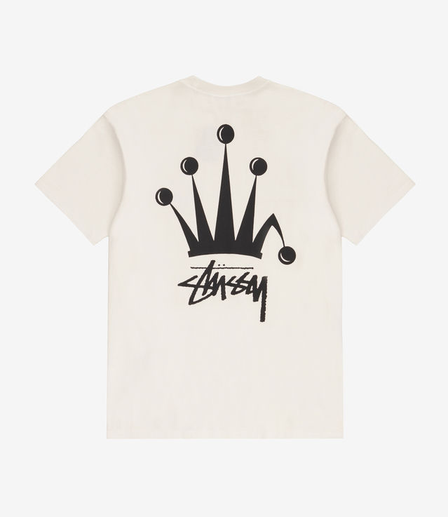 【STUSSY SP'24】Stussy Regal Crown Pig. Dyed Tee Shop Stussy Regal Crown Pig. Dyed Tee Natural at itk online