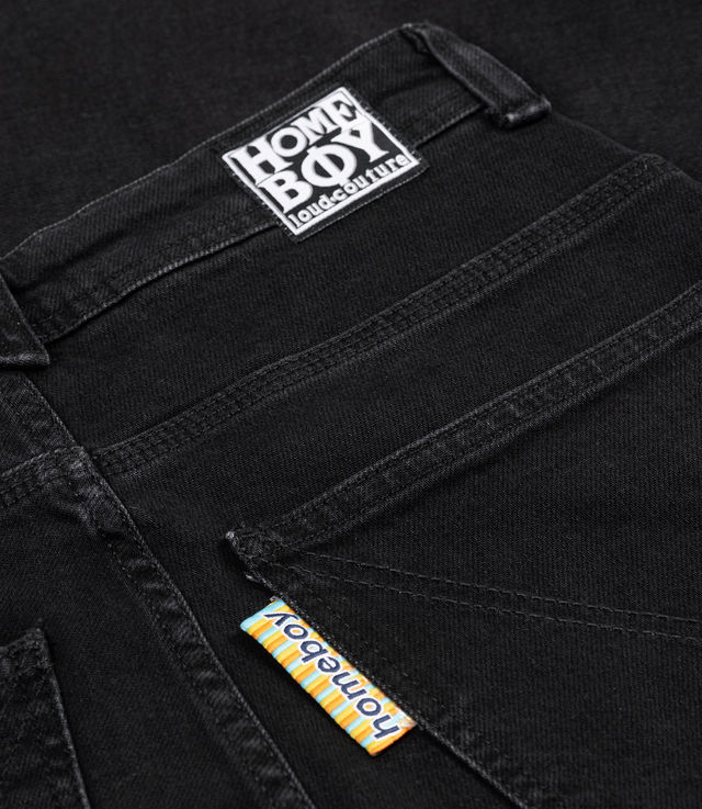 Shop Homeboy X-tra Baggy Denim Washed Black at itk online store