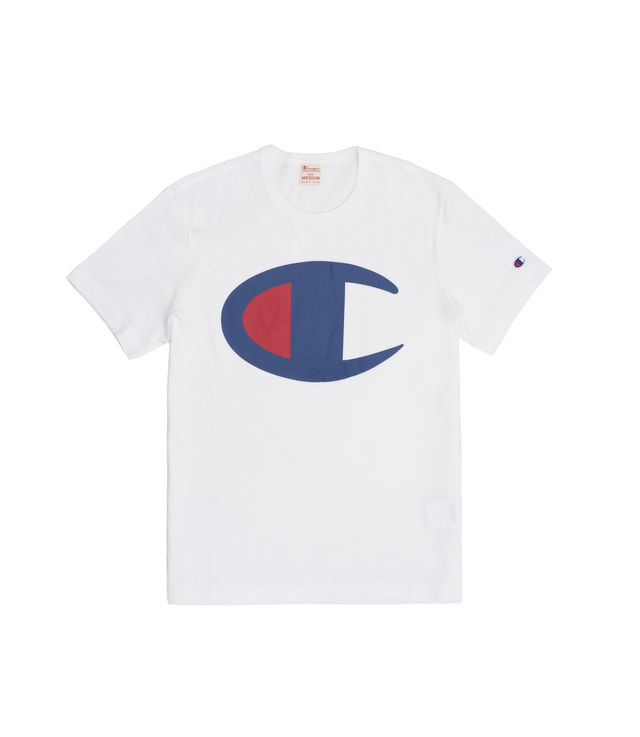 Champion big logo tee best sale