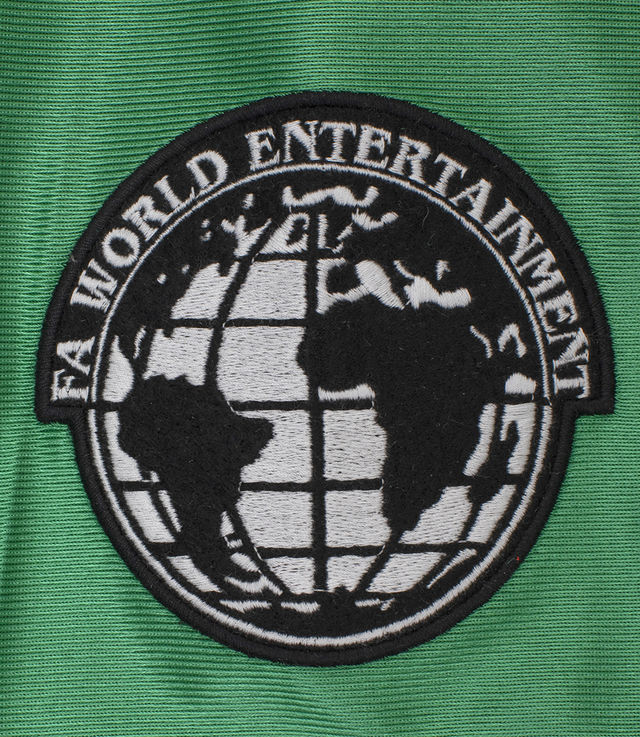 Shop Fucking Awesome Dogs Football Jersey Green/White at itk