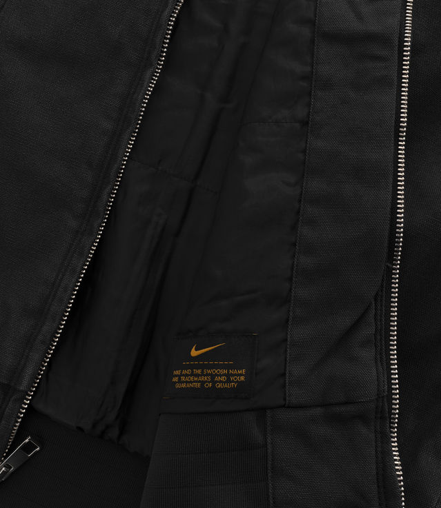 Shop Nike Sportswear Padded Hooded Jacket Black at itk online store