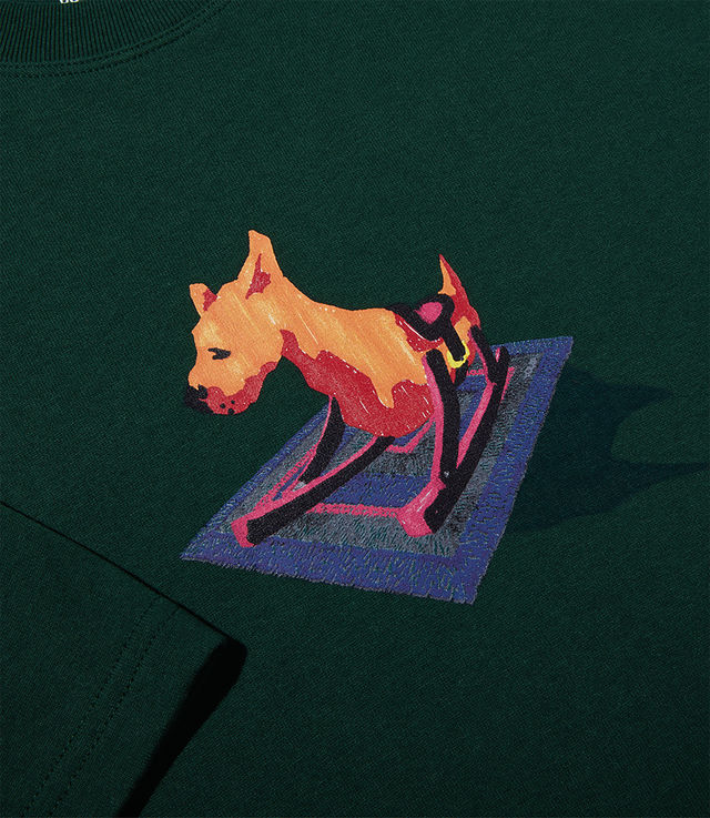 Shop Polar Skate Co Dog Tee Dark Green at itk online store