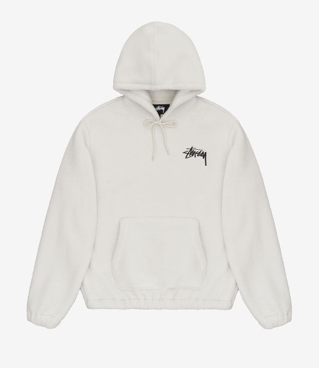 ★人気★【STUSSY】★Stussy Bronson Sherpa Hoodi.e Bone★ Shop Stussy Bronson Sherpa Hood Bone at itk online store