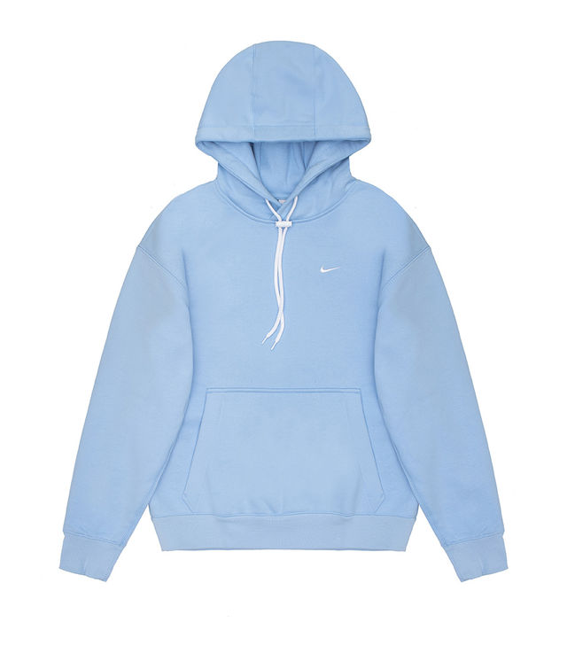 Shop NikeLab Embroidered Swoosh Hoodie Psychic Blue at itk online store