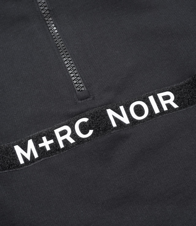 Shop M+RC Noir Rival Mid-Zipper Sweatshirt Black at itk online store 