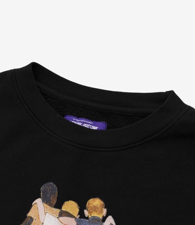Shop Fucking Awesome The Kids All Right Crew Black at itk