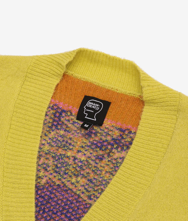 トップス BRAIN DEAD Devil Cardigan XS Shop Brain Dead Devil's Cardigan Gold at itk online store
