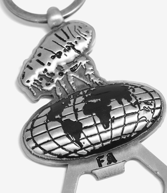 Shop Fucking Awesome Flea The World Bottle Keychain Stainless Steel at itk online store