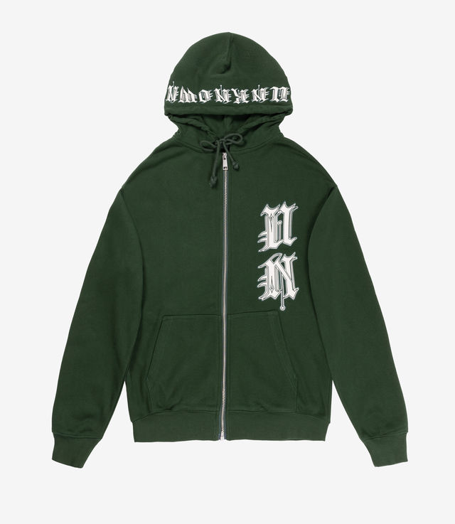 Shop Unknown London U&N Fabric Patch Knit Black at itk