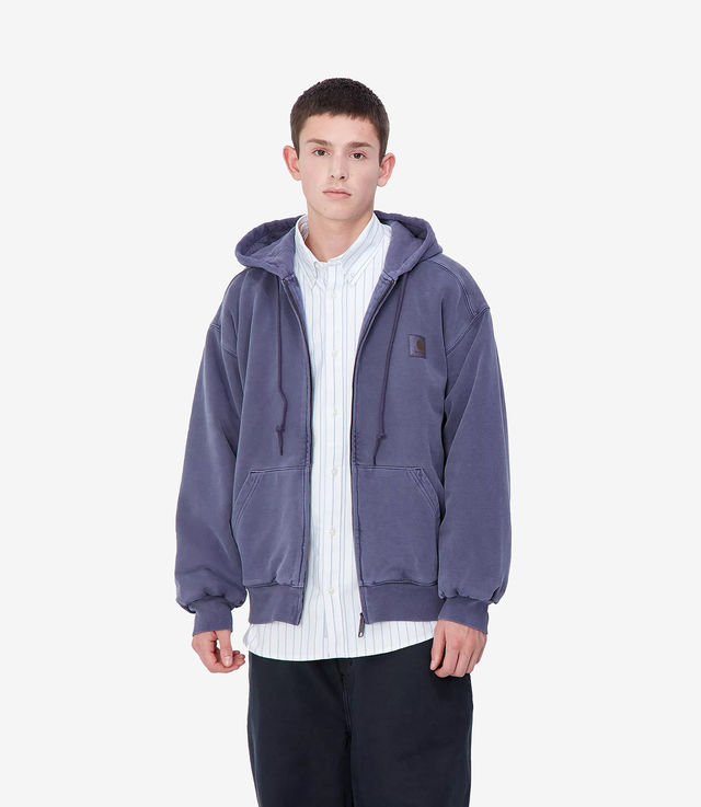【Carhartt】 HOODED VISTA GARMENT DYED JACKET ★ BALLOON FIT Carhartt WIP Hooded Vista Jacket Garment Dyed Aura | Cultizm