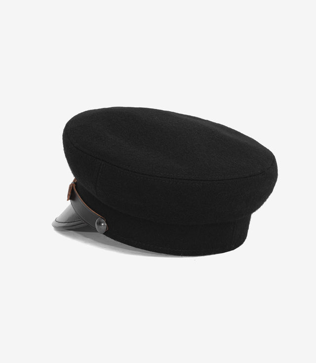 Shop MISBHV Monogram Gavroche Cap Black at itk online store